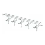 Merck Synthware all-glass vacuum/inert gas manifold with solid high vacuum stopcocks