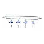 Merck Synthware vacuum manifold with PTFE stopcocks