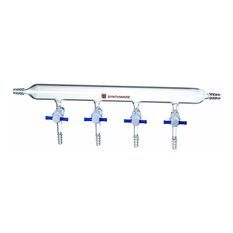 Merck Synthware vacuum manifold with PTFE stopcocks