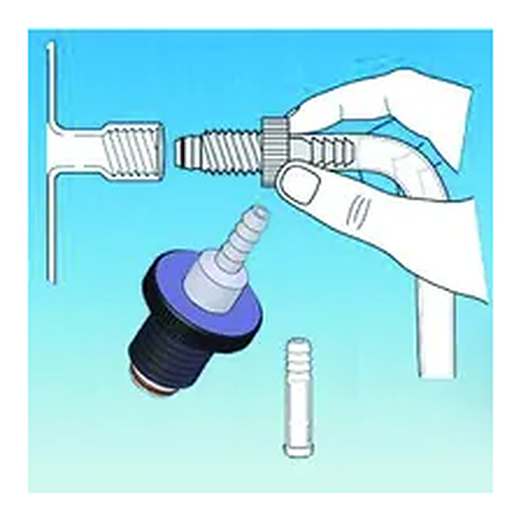 Merck Ace-Safe tubing connector, UHDPE