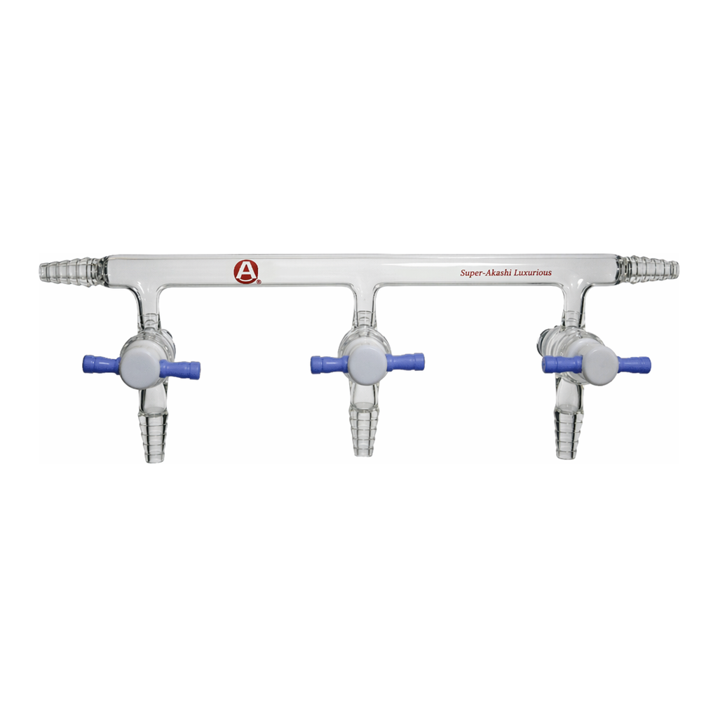 Merck Aldrich single bank manifold with PTFE stopcocks