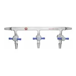 Merck Aldrich single bank manifold with PTFE stopcocks