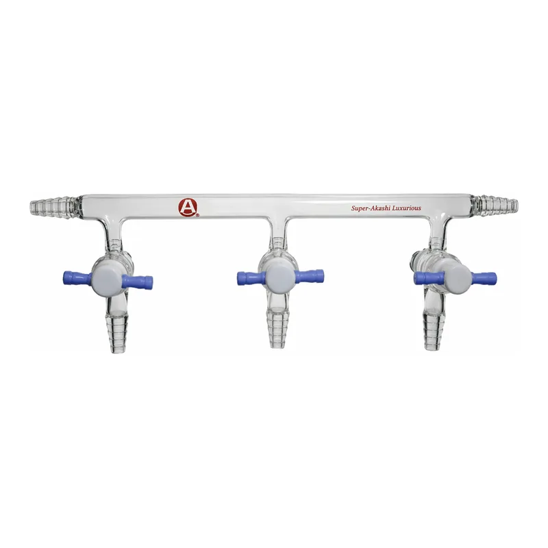 Merck Aldrich single bank manifold with PTFE stopcocks