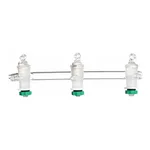 Merck Aldrich single bank manifold with 1 hose connection and 1 closed end