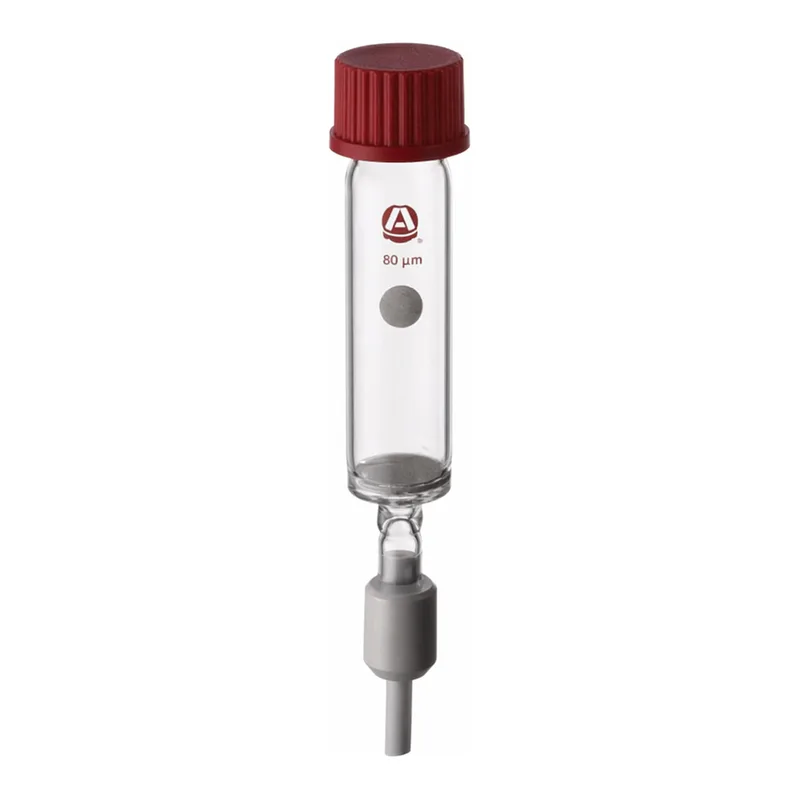 Merck Aldrich System 45 vessel with cap and fritted disc