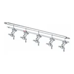 Merck Synthware all-glass vacuum/inert gas manifold with hollow high vacuum stopcocks