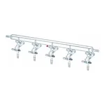 Merck Synthware all-glass vacuum/inert gas manifold with solid high vacuum stopcocks