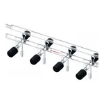 Merck Synthware Vacuum/Inert Gas Manifold with double bank and high vacuum valves