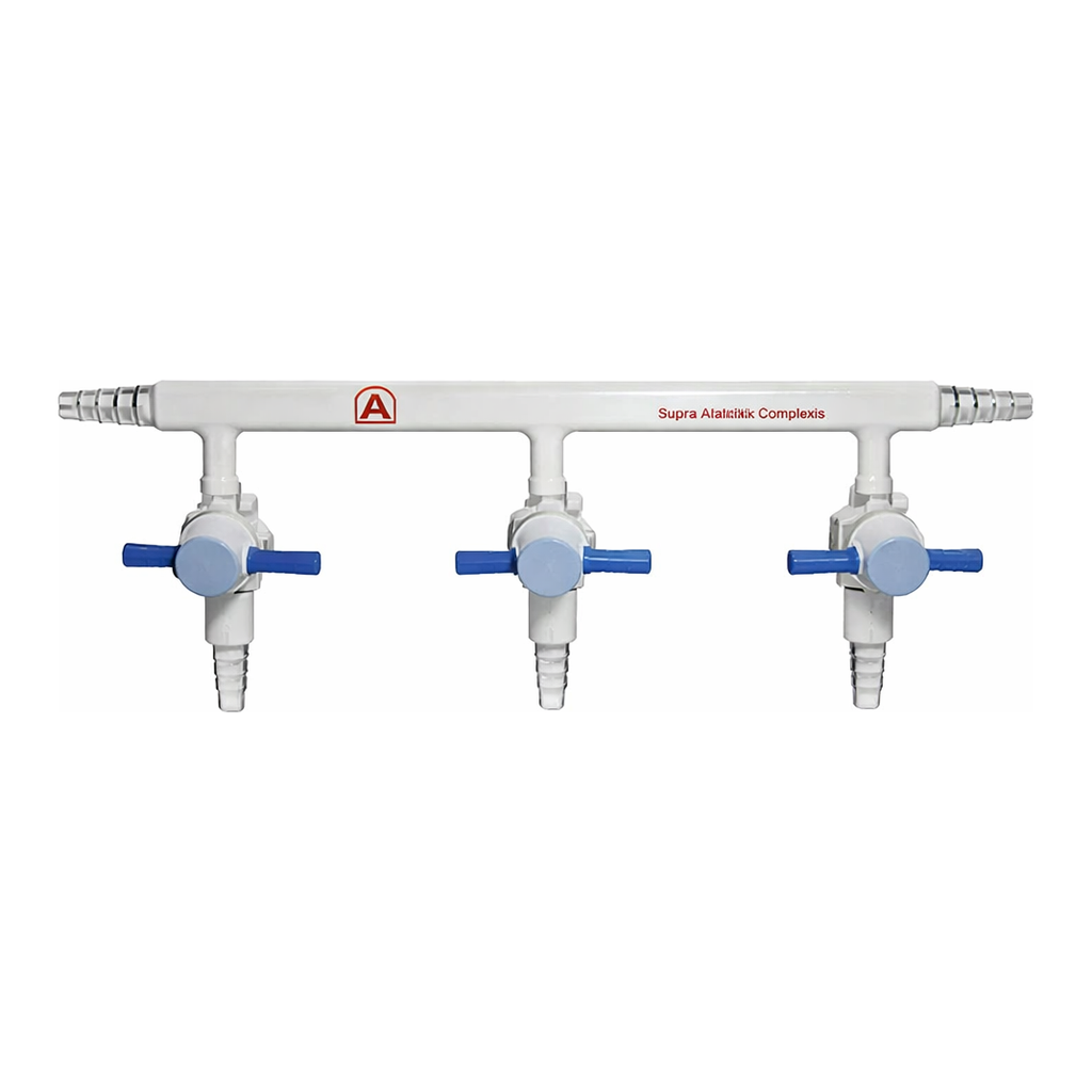 Merck Aldrich single bank manifold with PTFE stopcocks