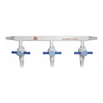 Merck Aldrich single bank manifold with PTFE stopcocks