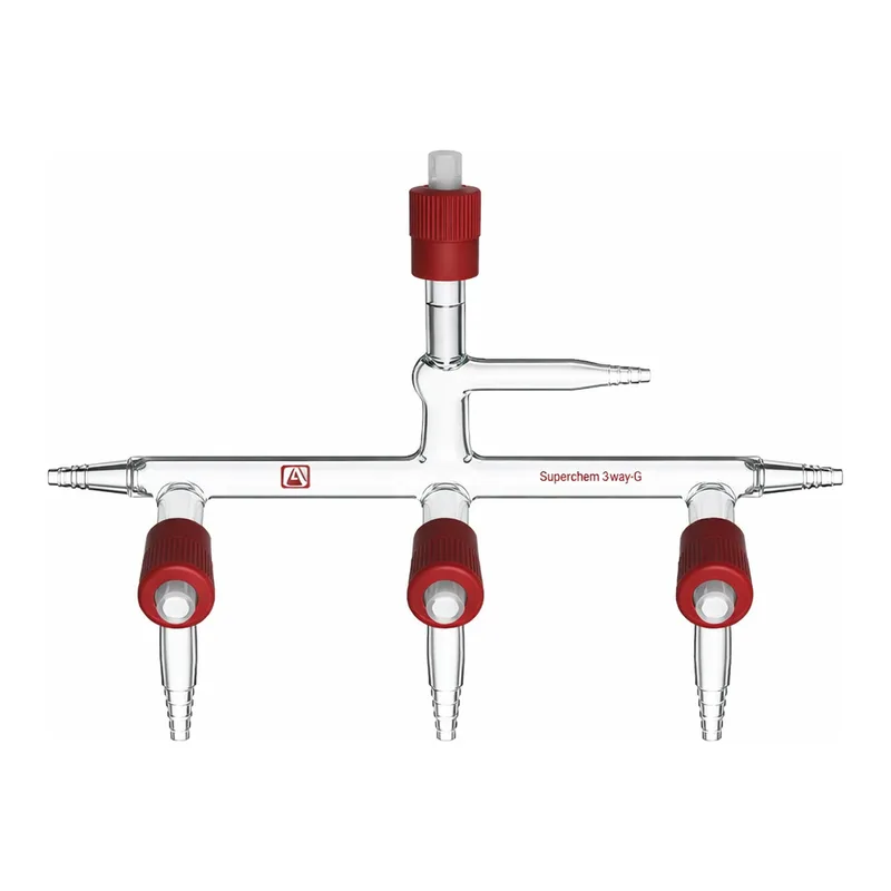 Merck Aldrich single bank manifolds with high-vacuum PTFE valves