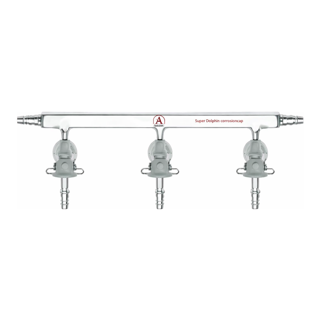 Merck Aldrich single bank manifold with glass stopcocks