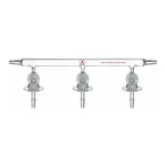 Merck Aldrich single bank manifold with glass stopcocks