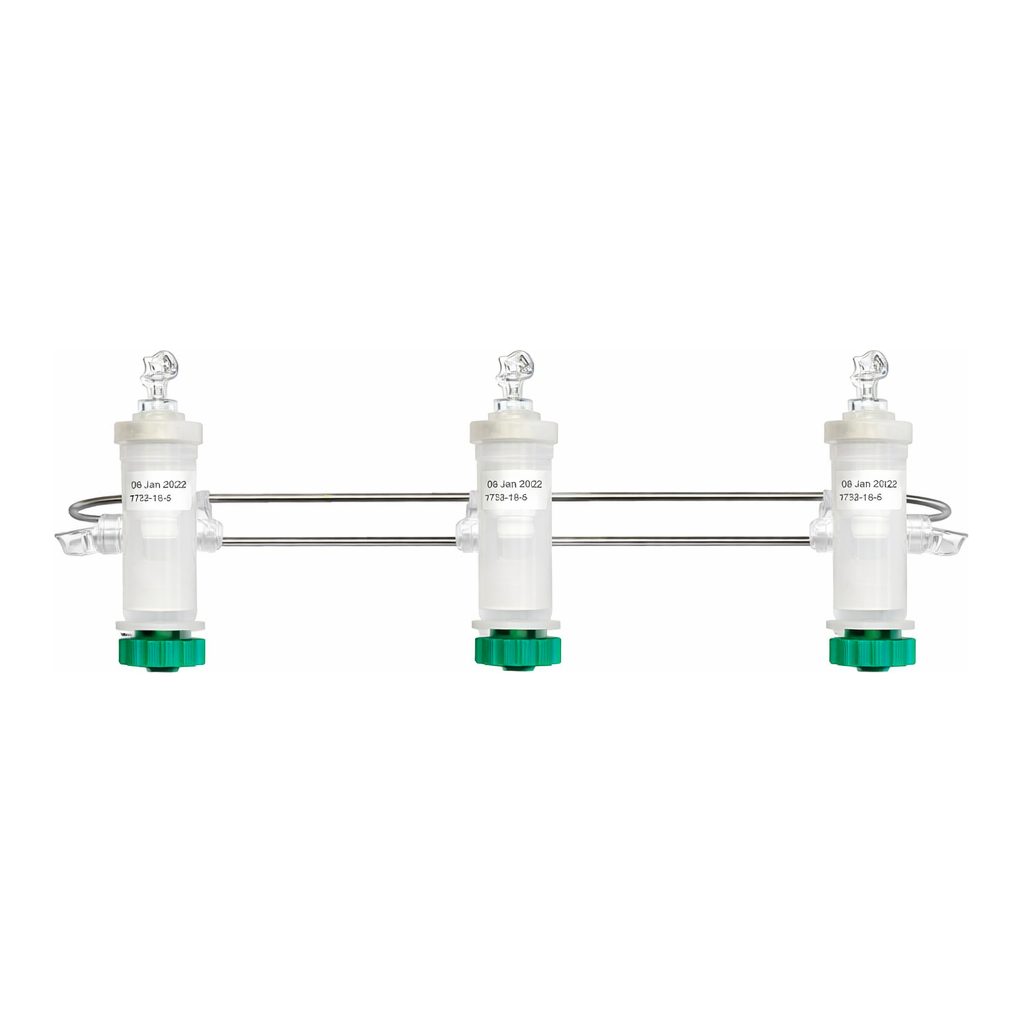 Merck Aldrich single bank manifold with 1 hose connection and 1 closed end