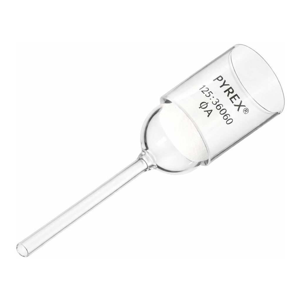 Merck Pyrex Buchner funnel with fritted disc
