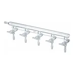 Merck Synthware all-glass vacuum/inert gas manifold with solid high vacuum stopcocks