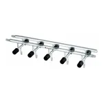 Merck Synthware Vacuum/Inert Gas Manifold with double bank and high vacuum valves