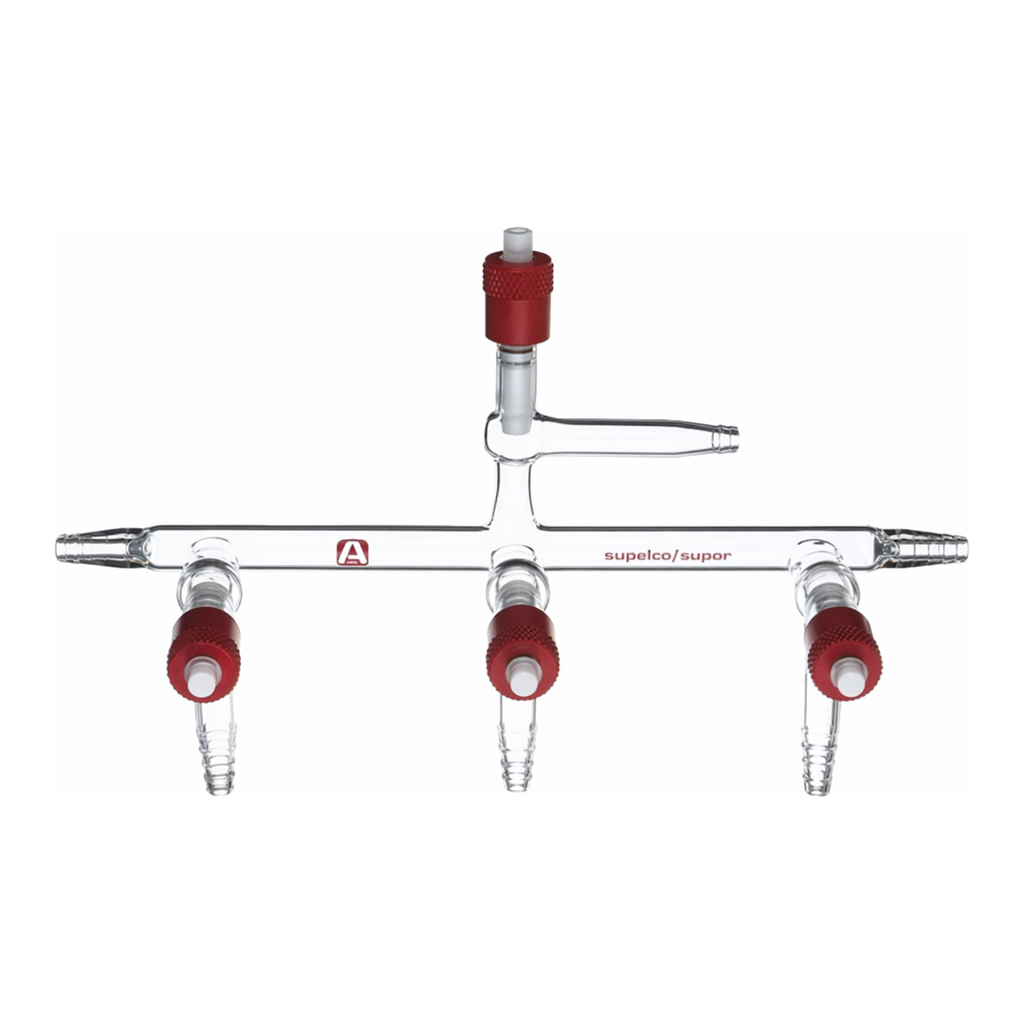 Merck Aldrich single bank manifolds with high-vacuum PTFE valves
