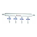 Merck Synthware vacuum manifold with PTFE stopcocks