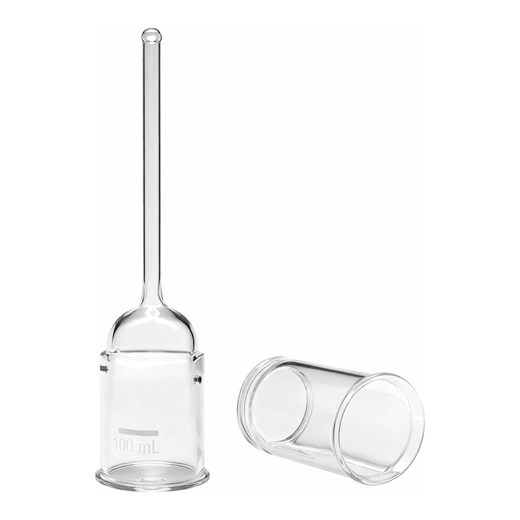 Merck Pyrex Büchner filter funnels with sintered disc