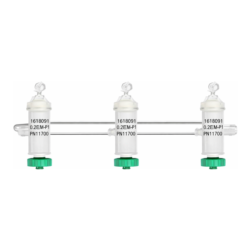 Merck Aldrich single bank manifold with 1 hose connection and 1 closed end