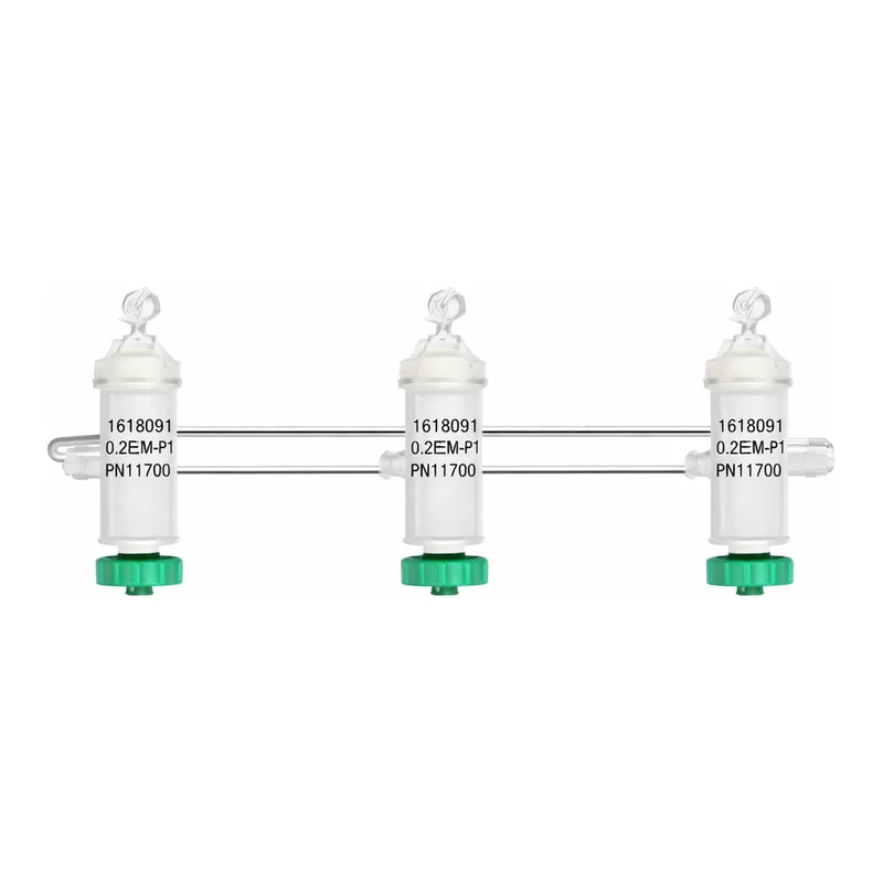 Merck Aldrich single bank manifold with 1 hose connection and 1 closed end