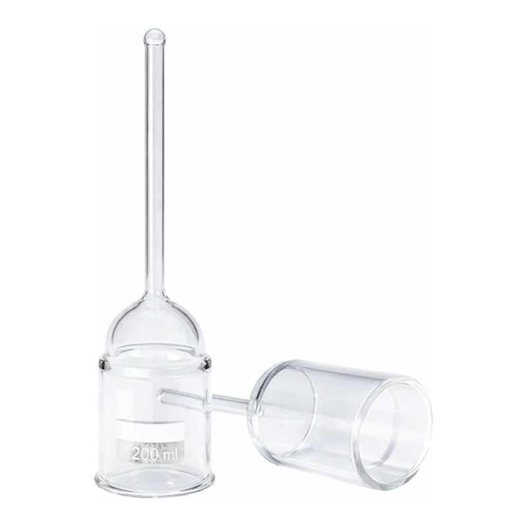Merck Pyrex Büchner filter funnels with sintered disc