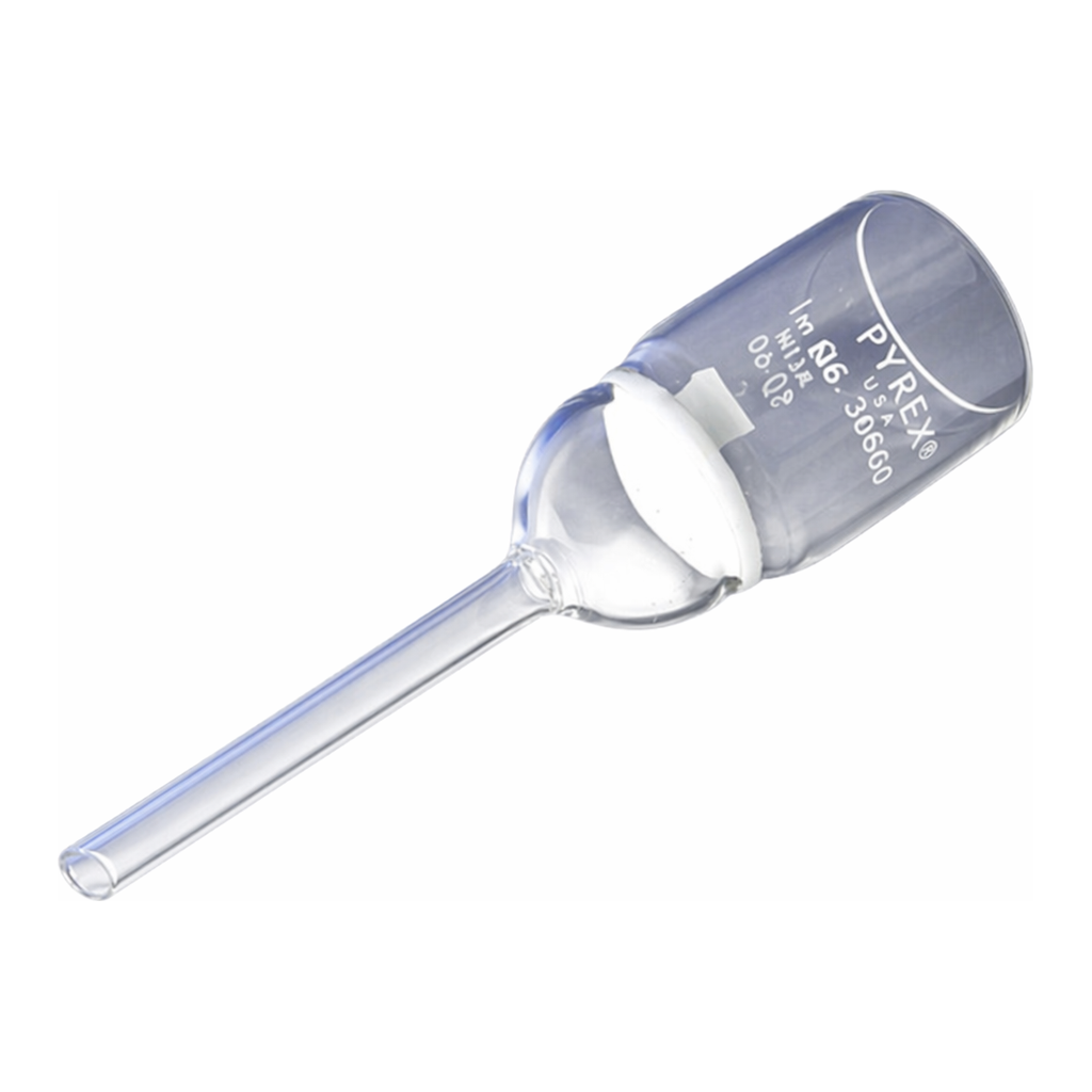 Merck Pyrex Buchner funnel with fritted disc