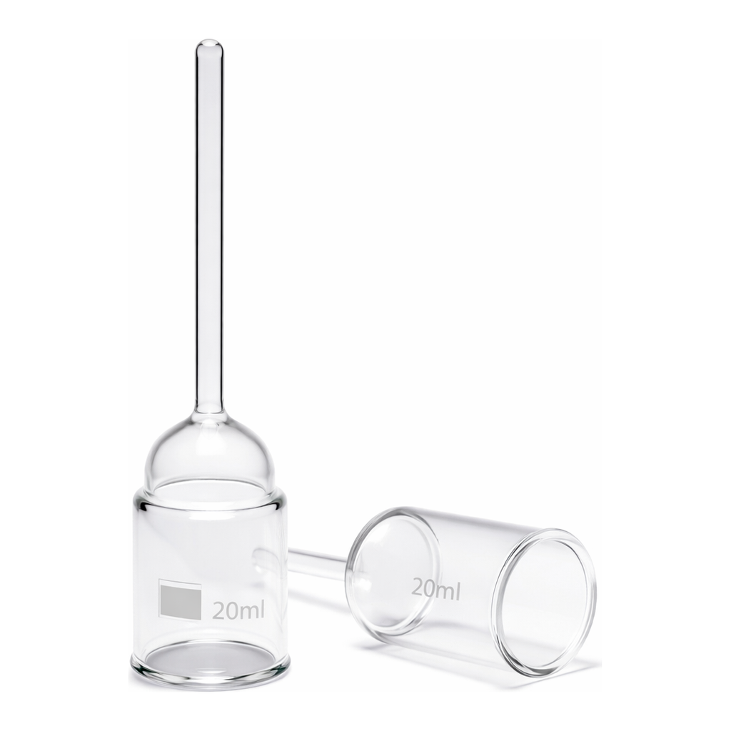 Merck Pyrex Büchner filter funnels with sintered disc