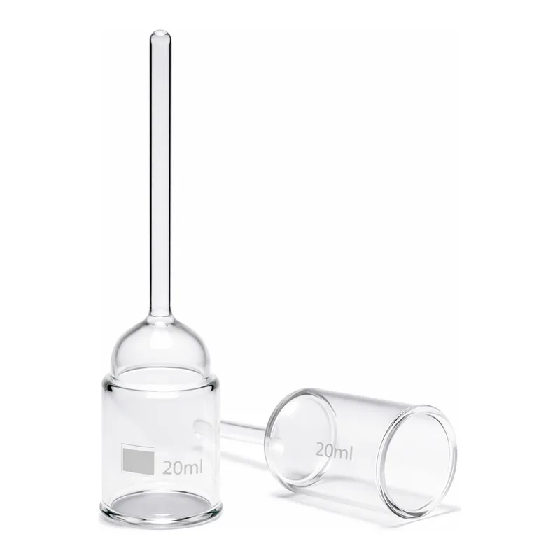 Merck Pyrex Büchner filter funnels with sintered disc