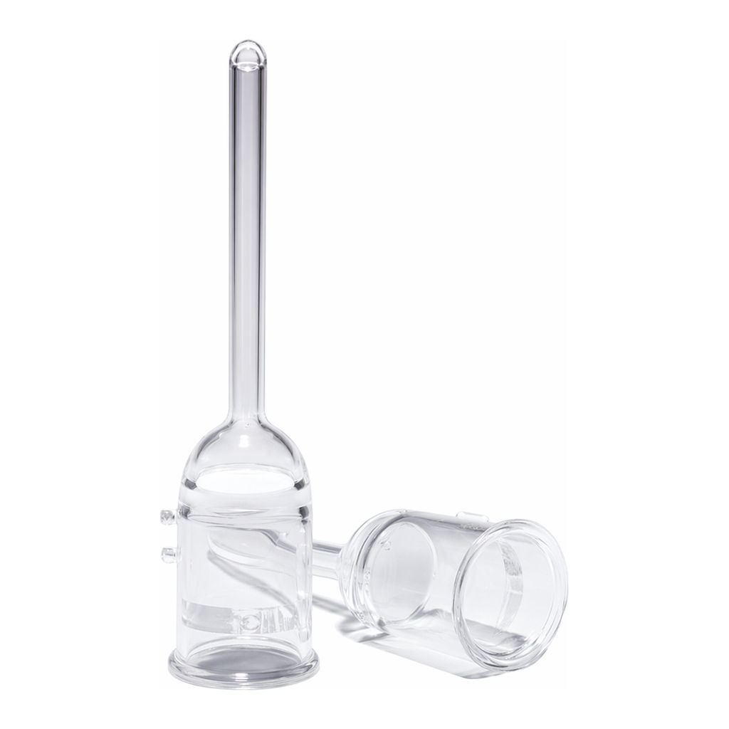 Merck Pyrex Büchner filter funnels with sintered disc
