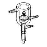 Merck Aldrich jacketed Buchner funnel with joint