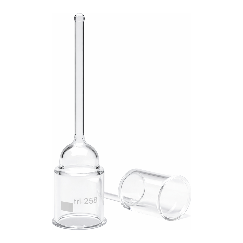 Merck Pyrex Büchner filter funnels with sintered disc