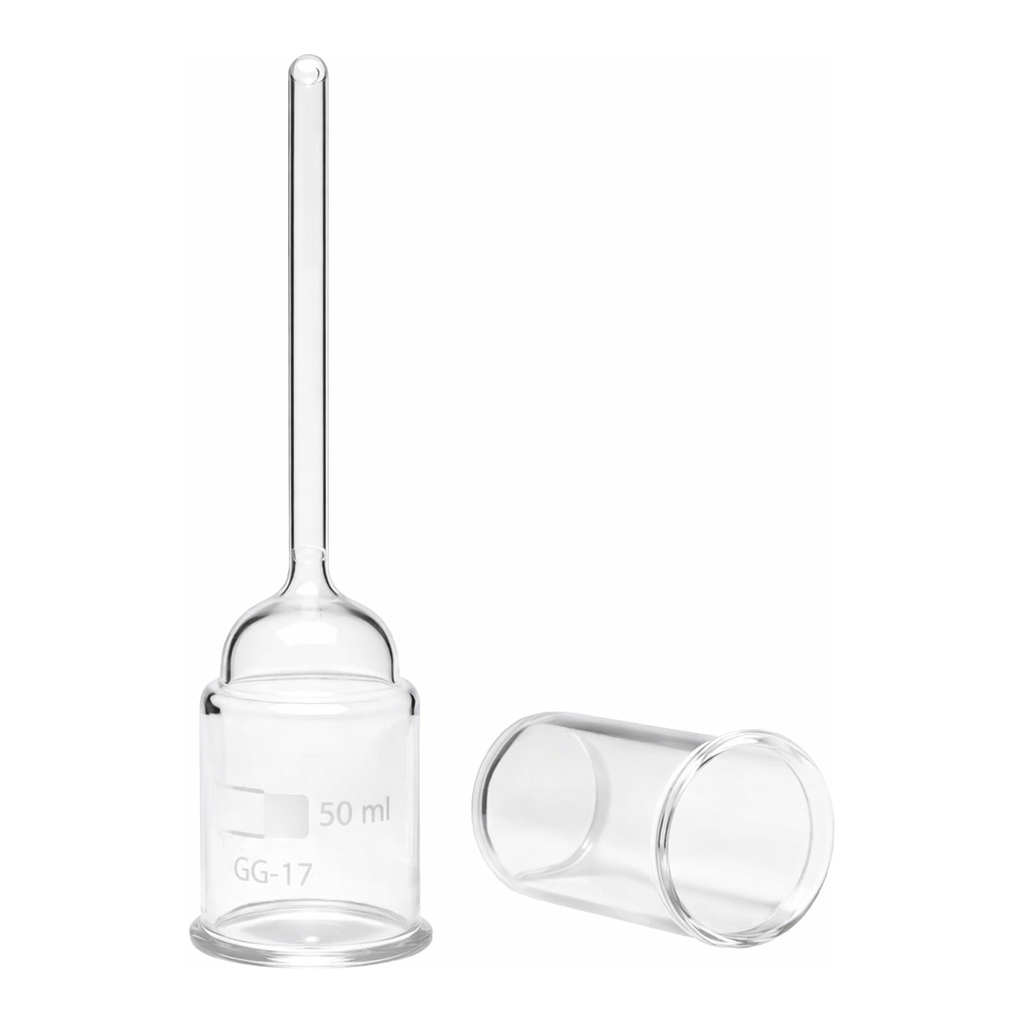 Merck Pyrex Büchner filter funnels with sintered disc