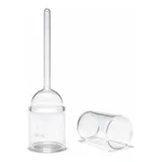 Merck Pyrex Büchner filter funnels with sintered disc