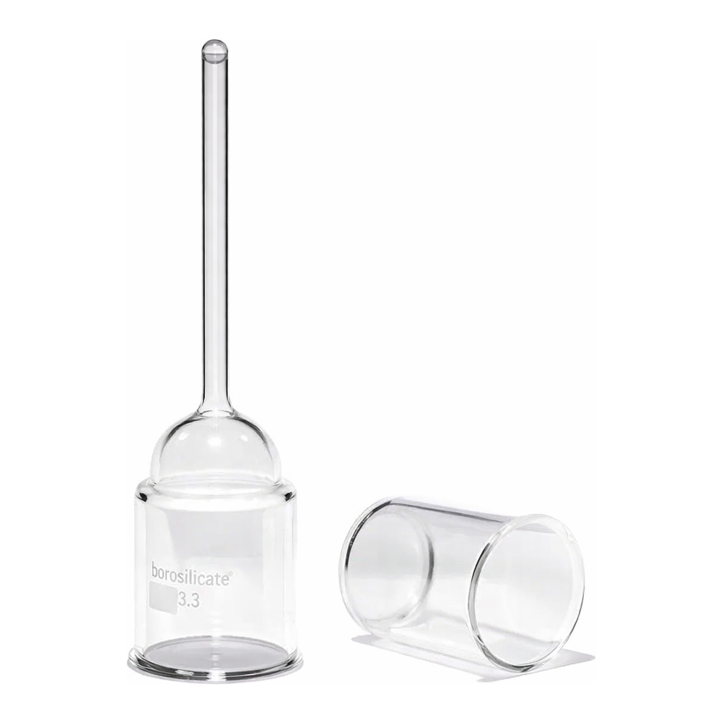 Merck Pyrex Büchner filter funnels with sintered disc