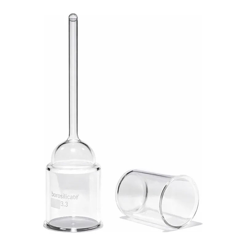 Merck Pyrex Büchner filter funnels with sintered disc