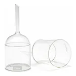 Merck Pyrex Büchner filter funnels with sintered disc