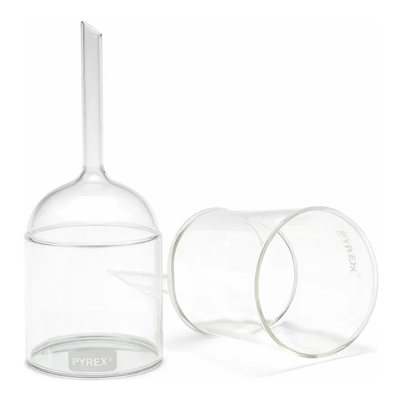 Merck Pyrex Büchner filter funnels with sintered disc