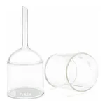 Merck Pyrex Büchner filter funnels with sintered disc