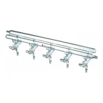 Merck Synthware all-glass vacuum/inert gas manifold with solid high vacuum stopcocks