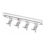 Merck Synthware double manifold with left-hand side SJ 35/20 joint