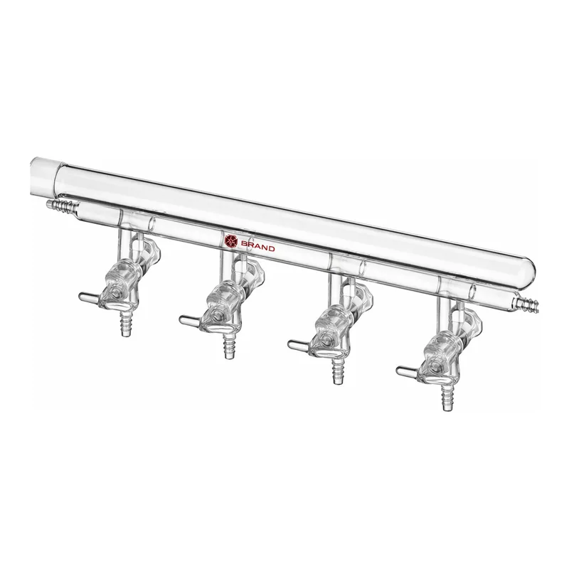 Merck Synthware double manifold with left-hand side SJ 35/20 joint