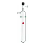 Merck Synthware vacuum trap with #15 o-ring joint and high vacuum valve
