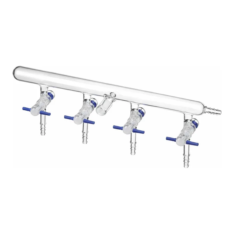 Merck Synthware nitrogen/argon line manifold with PTFE stopcocks