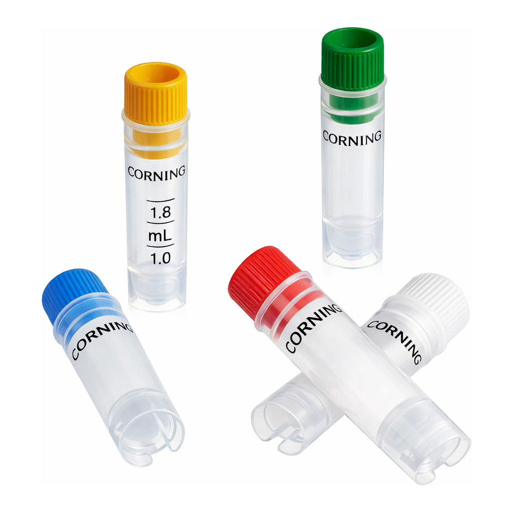 Merck Corning cryogenic vial with washer