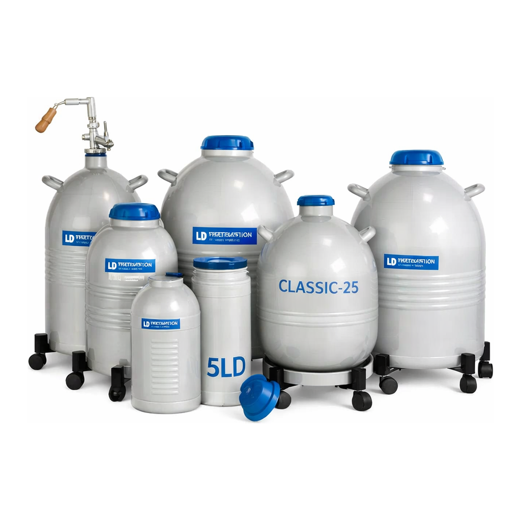 Merck Worthington LD Series Liquid Nitrogen Dewars