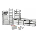 Merck Cryogenic storage rack, stainless steel
