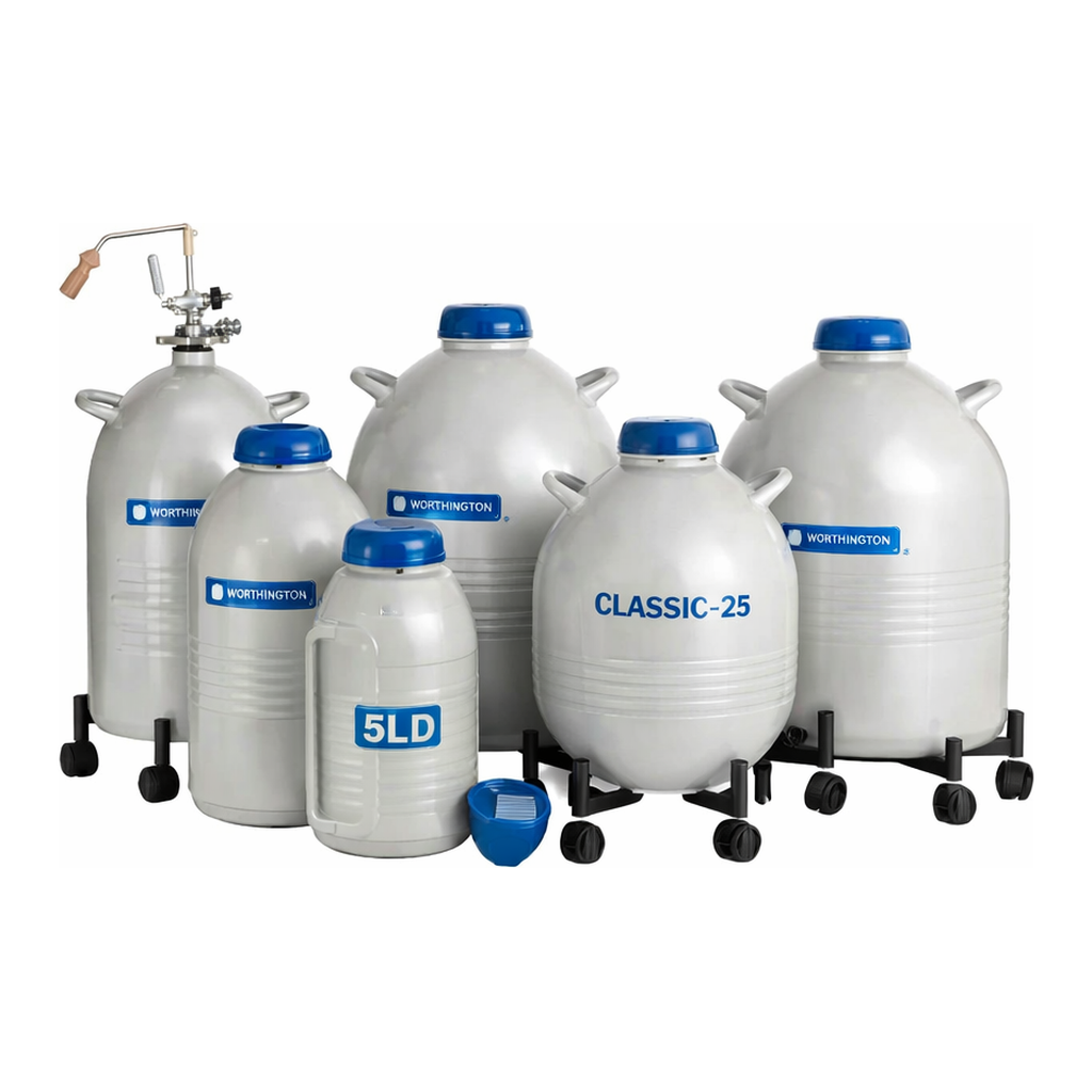 Merck Worthington LD Series Liquid Nitrogen Dewars