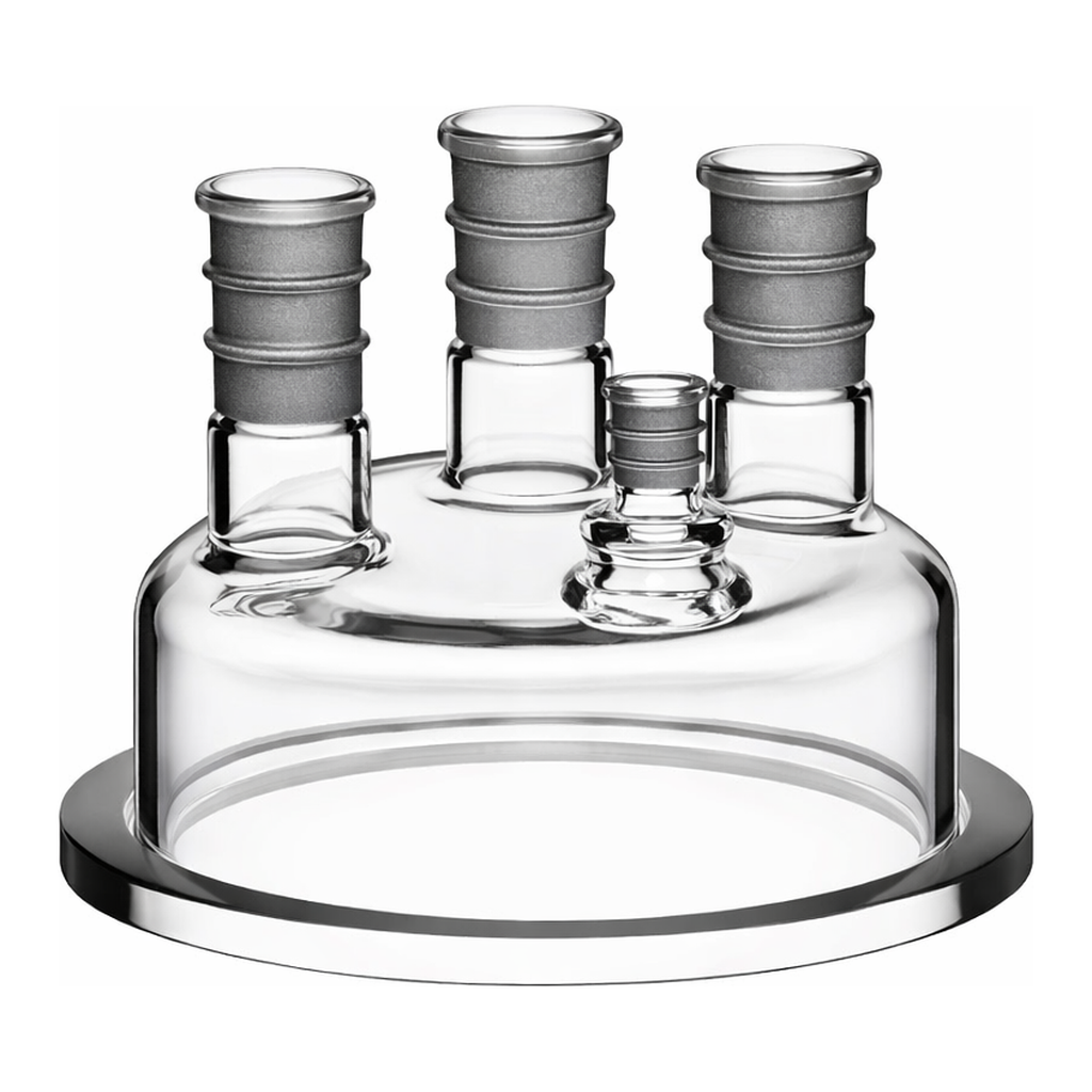 Merck Ace reaction flask head w/ thermometer joint